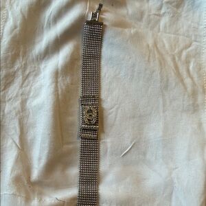 Elegant Silver Mesh Men's Bracelet